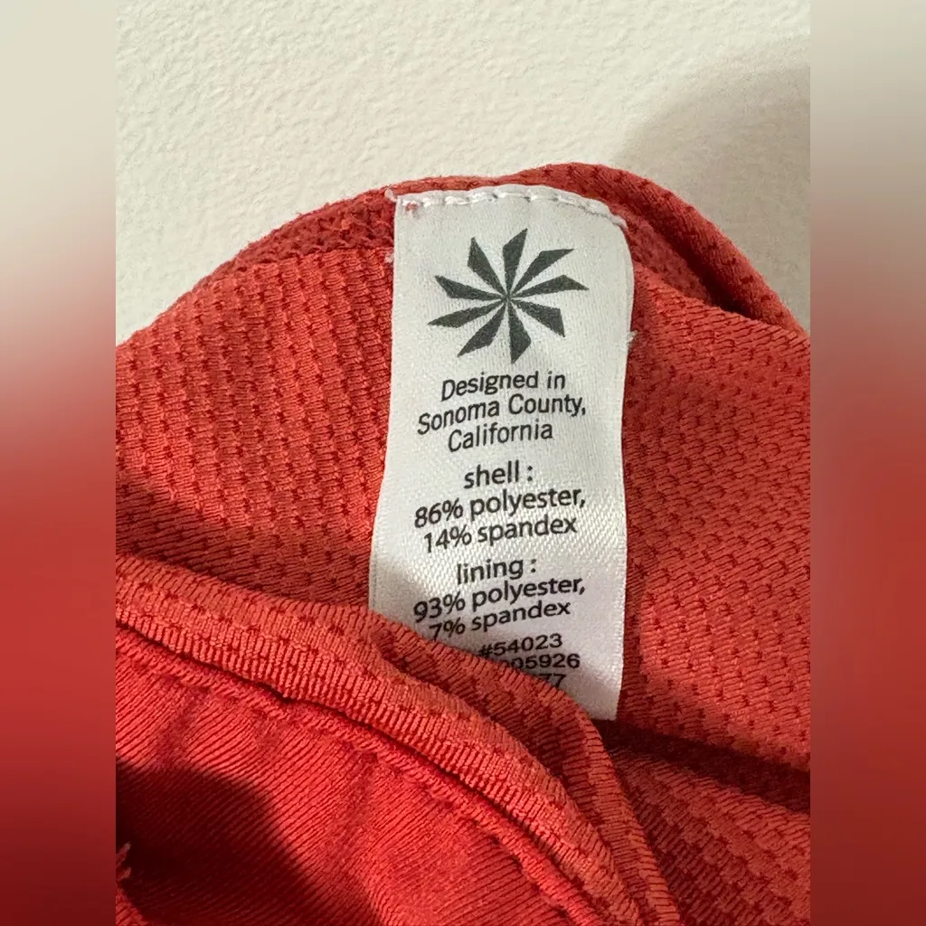 Athleta Whatever Skort Stretch Red White Sz S - Image 6