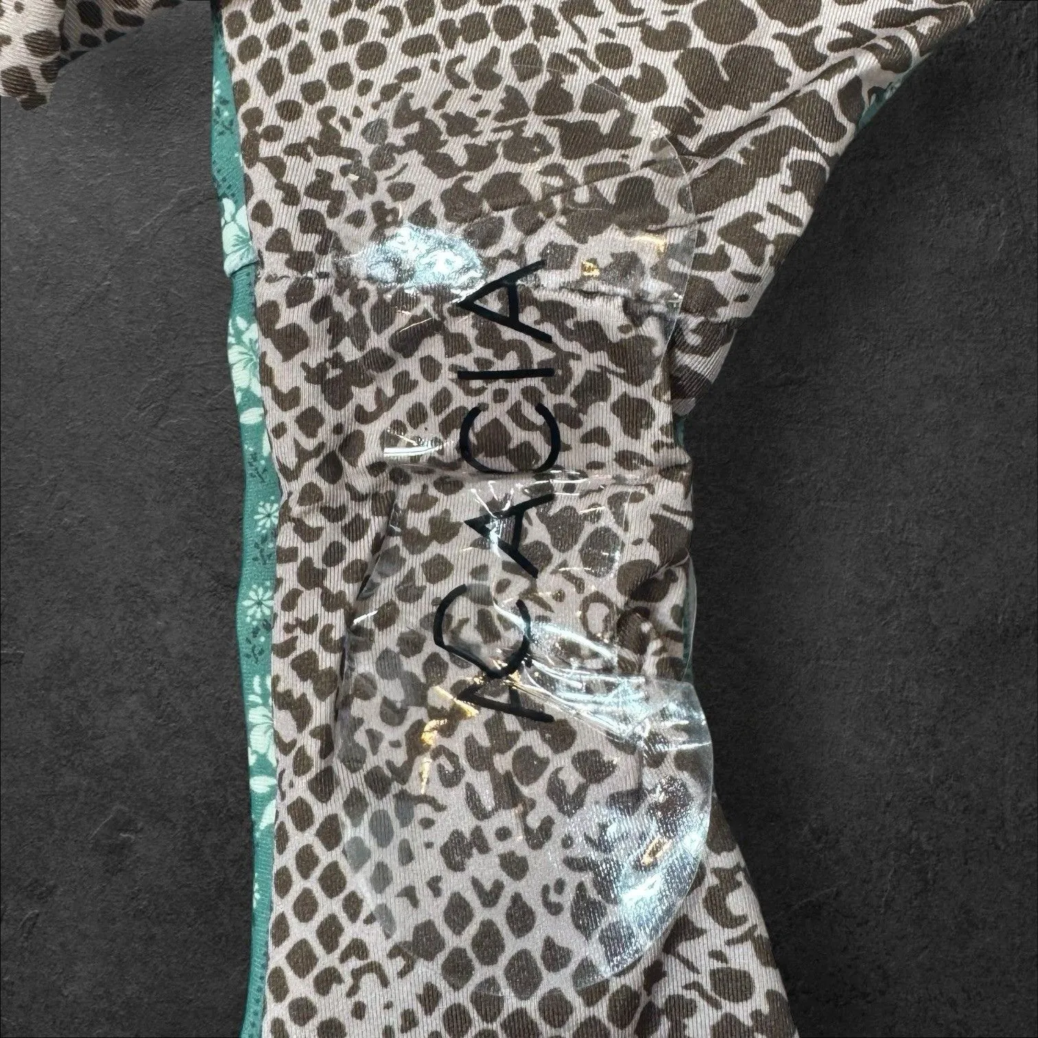 Acacia Swim Zuma Bikini Bottom Size S Green Floral Aimi Animal Print Mada NWT - Image 4
