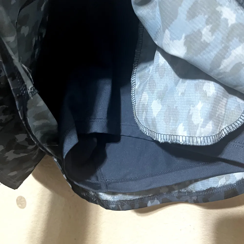 Anko Active Australia Running Shorts yoga gym US M AU sz 14 lined blue camo Size M - Image 3