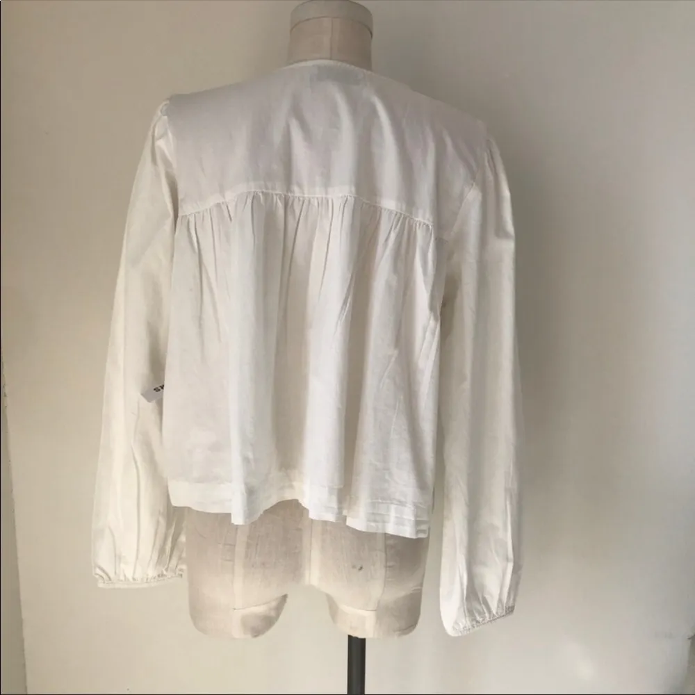 UO Sadie Pintuck Babydoll Blouse Top - Image 7