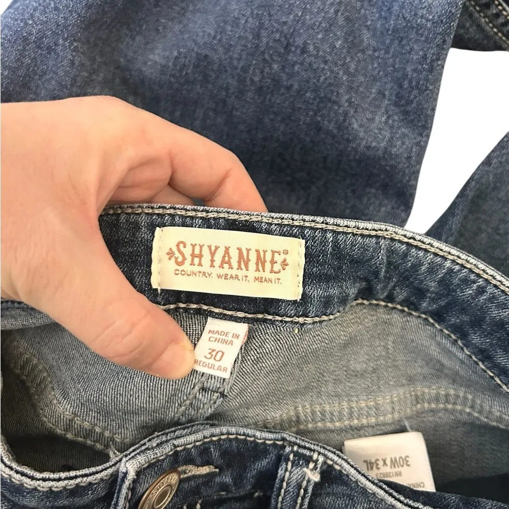 Shyanne Stylish Blue Flared Women‎ Jeans 30W X 34L - Image 2