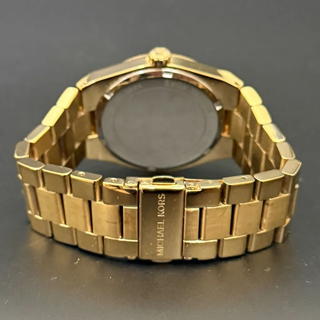 MICHAEL KORS MK5894 Channing Turquoise Dial Gold-tone Stainless Steel 38mm Watch - Image 10