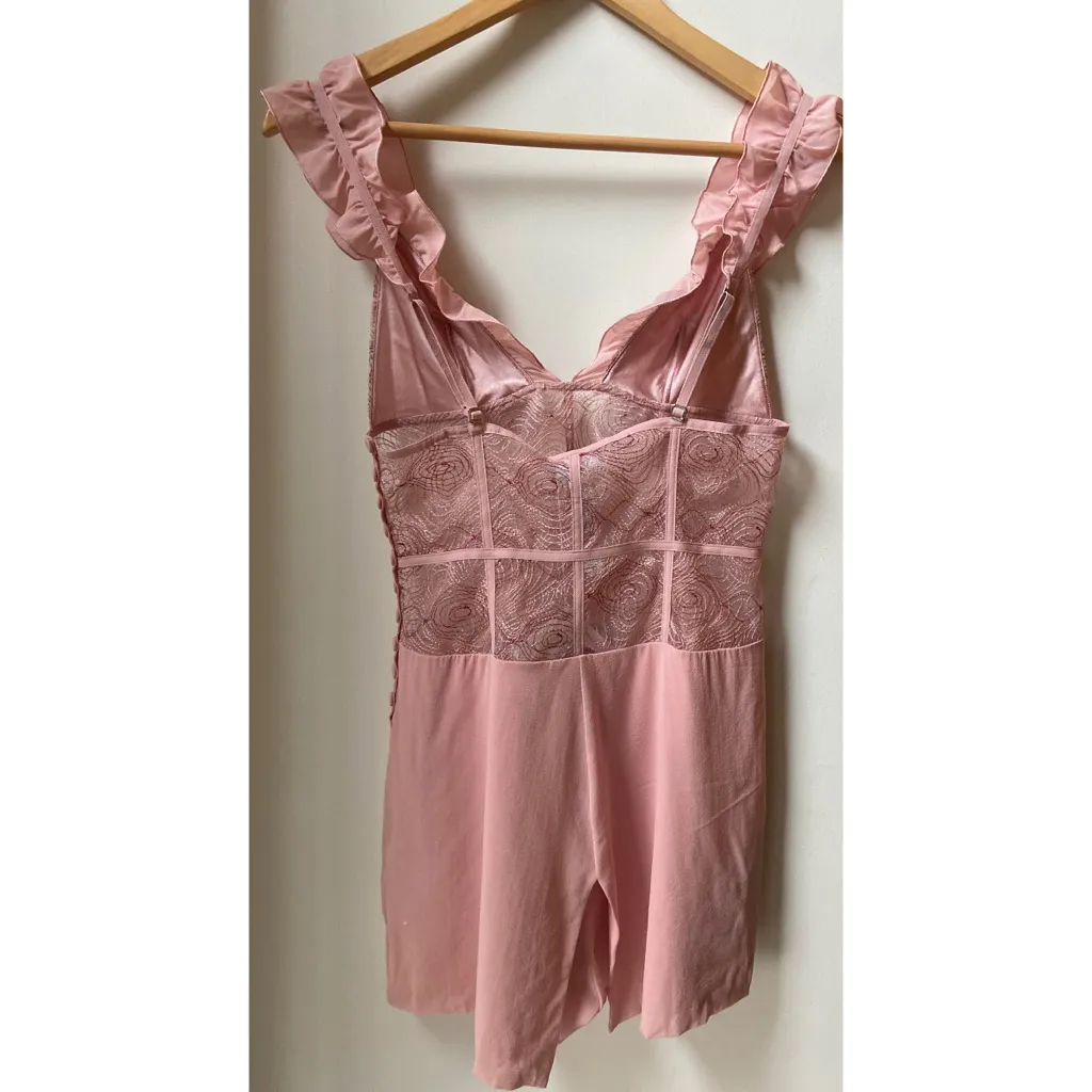 La Perla Elements Georgette Embroidery Romper - Image 5