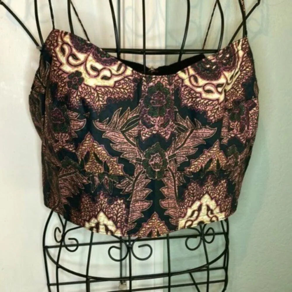 Isabel Marant Embroidered Crop Top Copper size 8 - Image 3