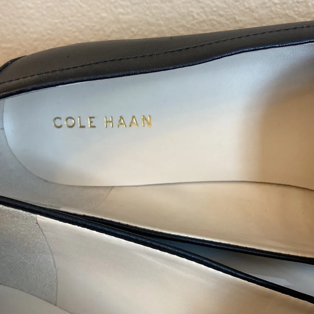 Black PINCH Classic Leather Penny Loafers Size 8.5M Preppy - Image 3