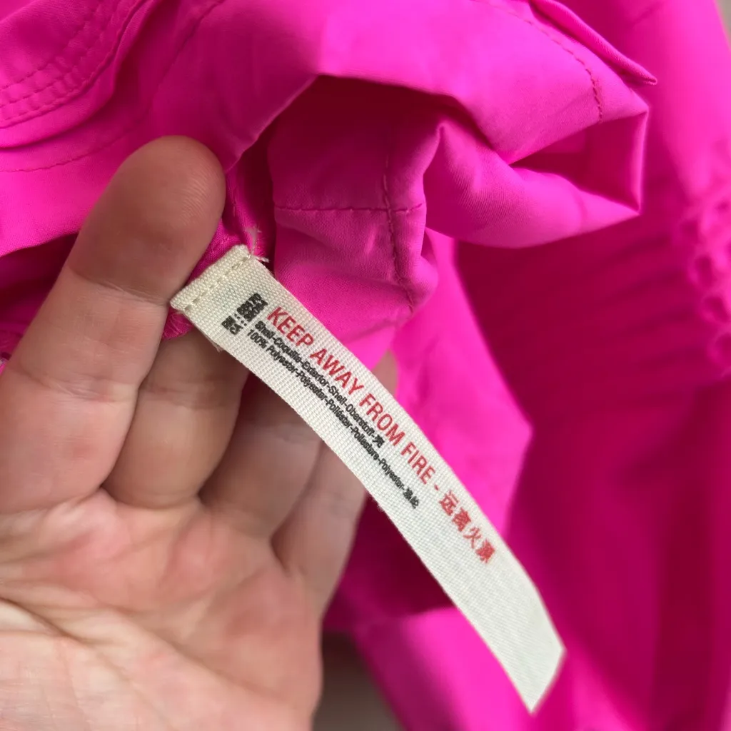 Free People Movement Check It Out Full Zip Balloon Sleeve Jacket Sz L Hot Pink Size L - Image 5