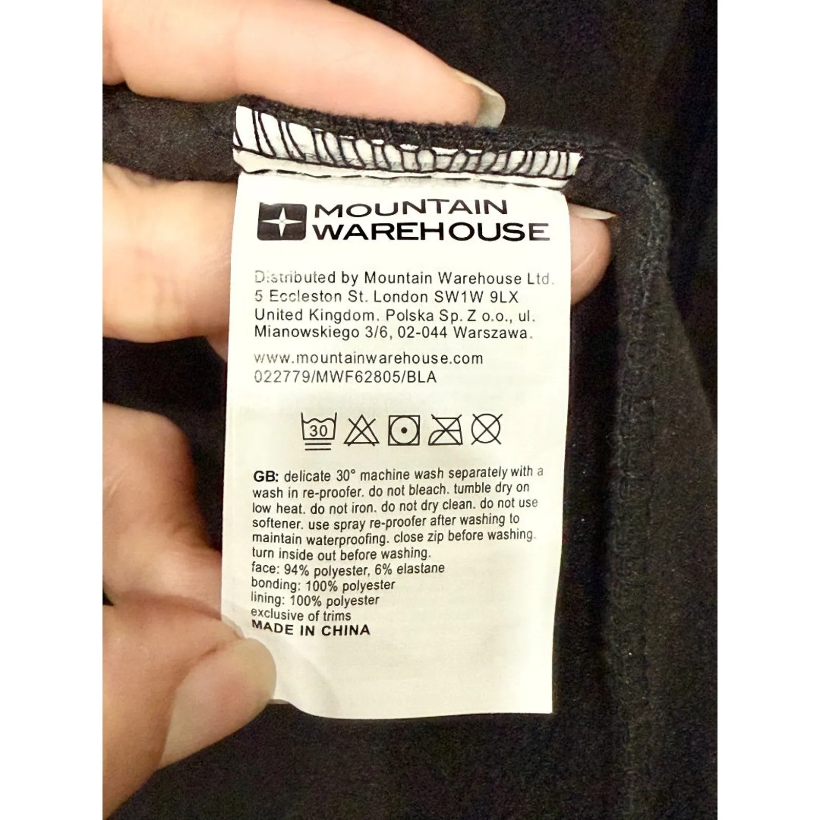 Mountain Warehouse Exodus Water Resistant Softshell Jackets Jet Black Women's XS - Image 9