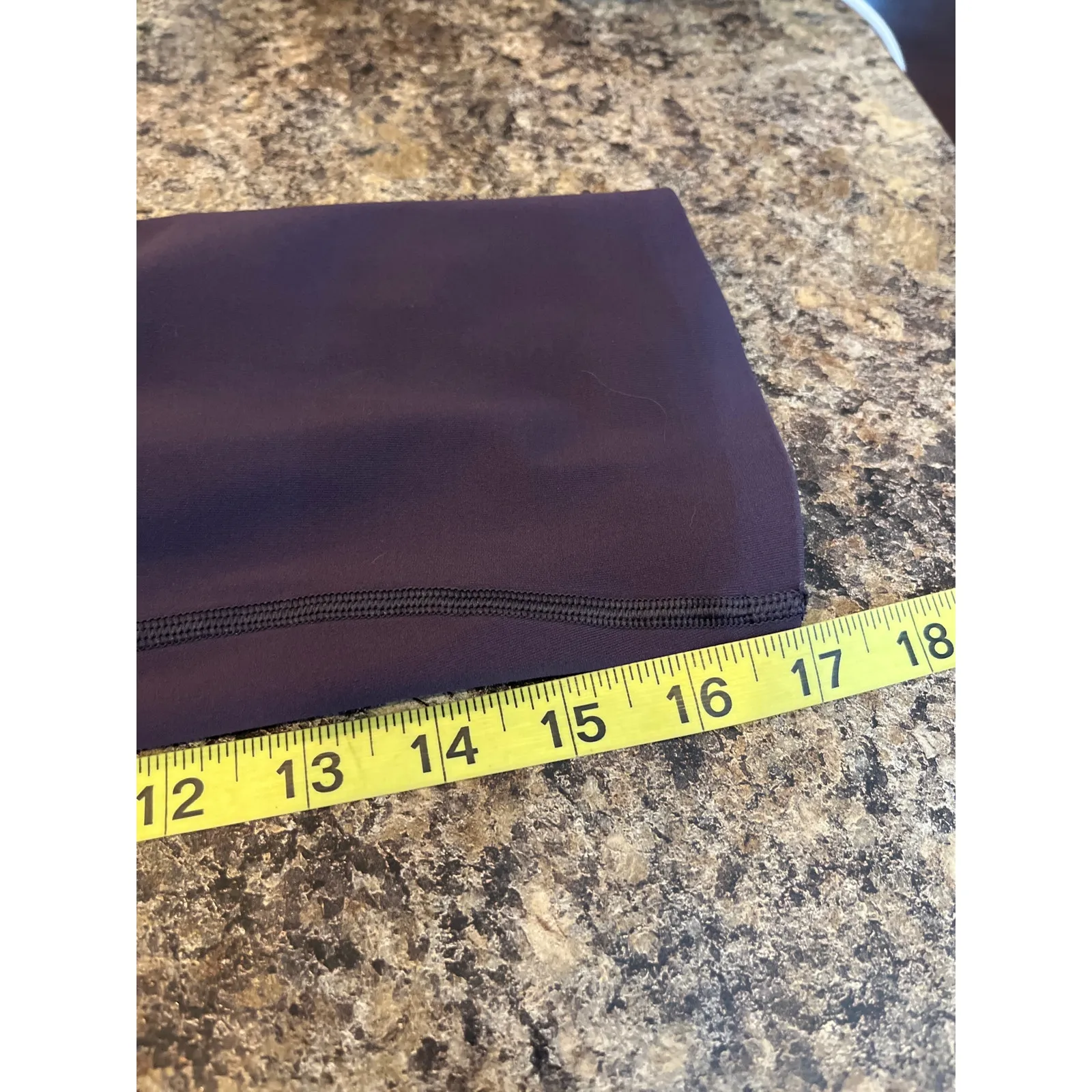 Lululemon Pace Perfect Crop Size 8 17"Length‎ Color Boysenberry Purple - Image 11