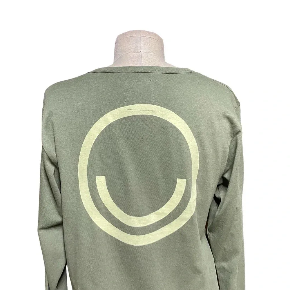 For Better‎ Days Shadow Long Sleeve Dark Green T - Image 8