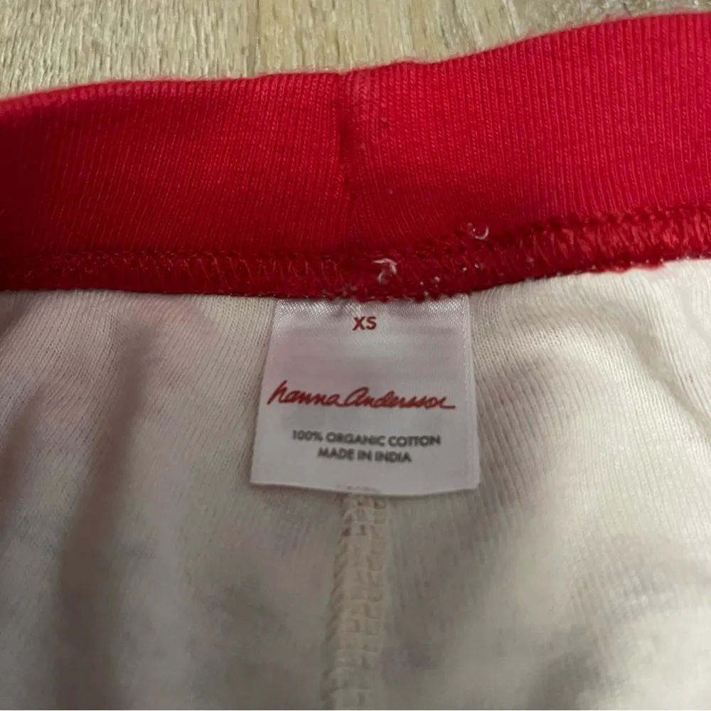 Hanna Andersson Women's Holiday Long John Pajama Pants White Size XS - Image 4