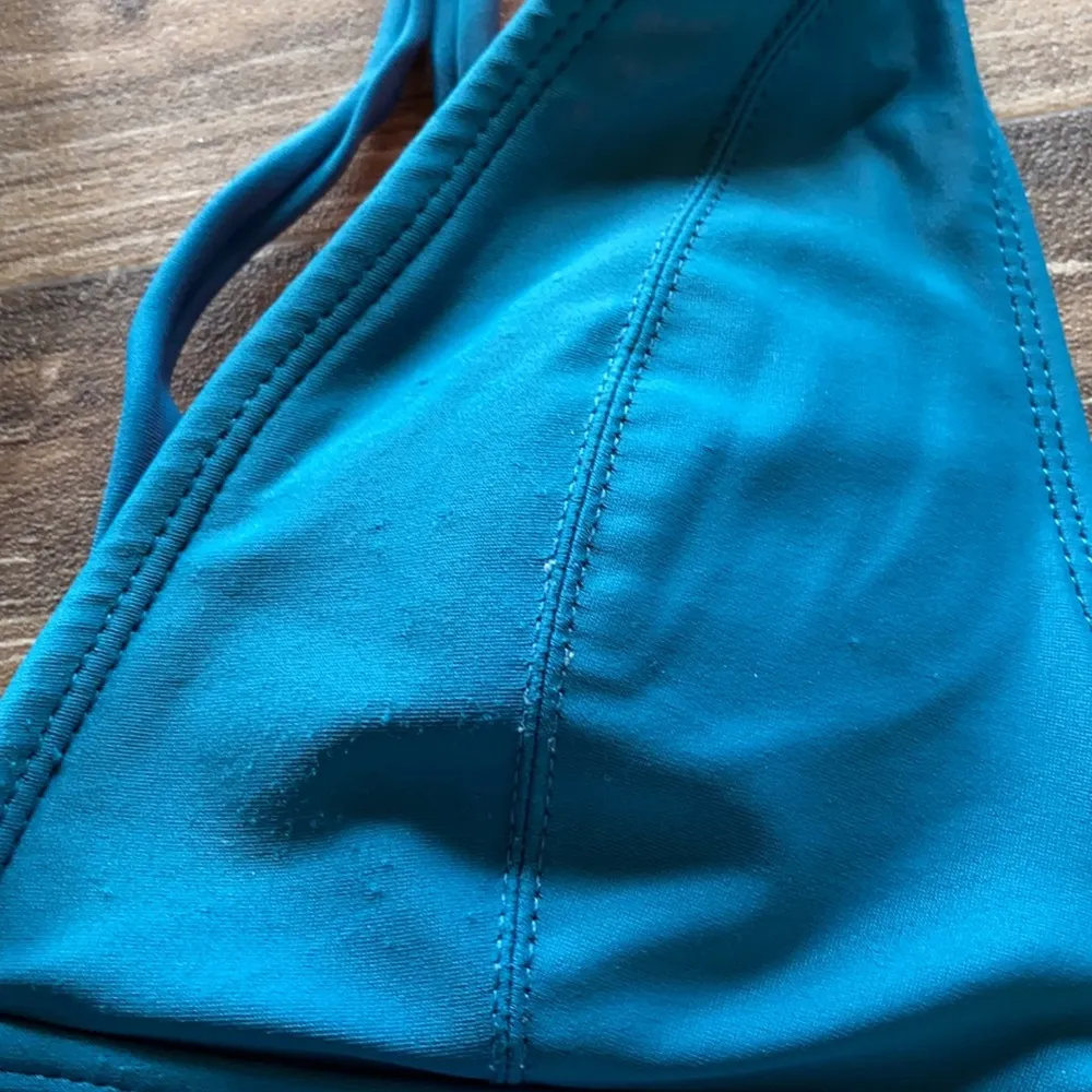 Target Strappy Tie Back Teal Bikini Top Approx Size XS - Image 5