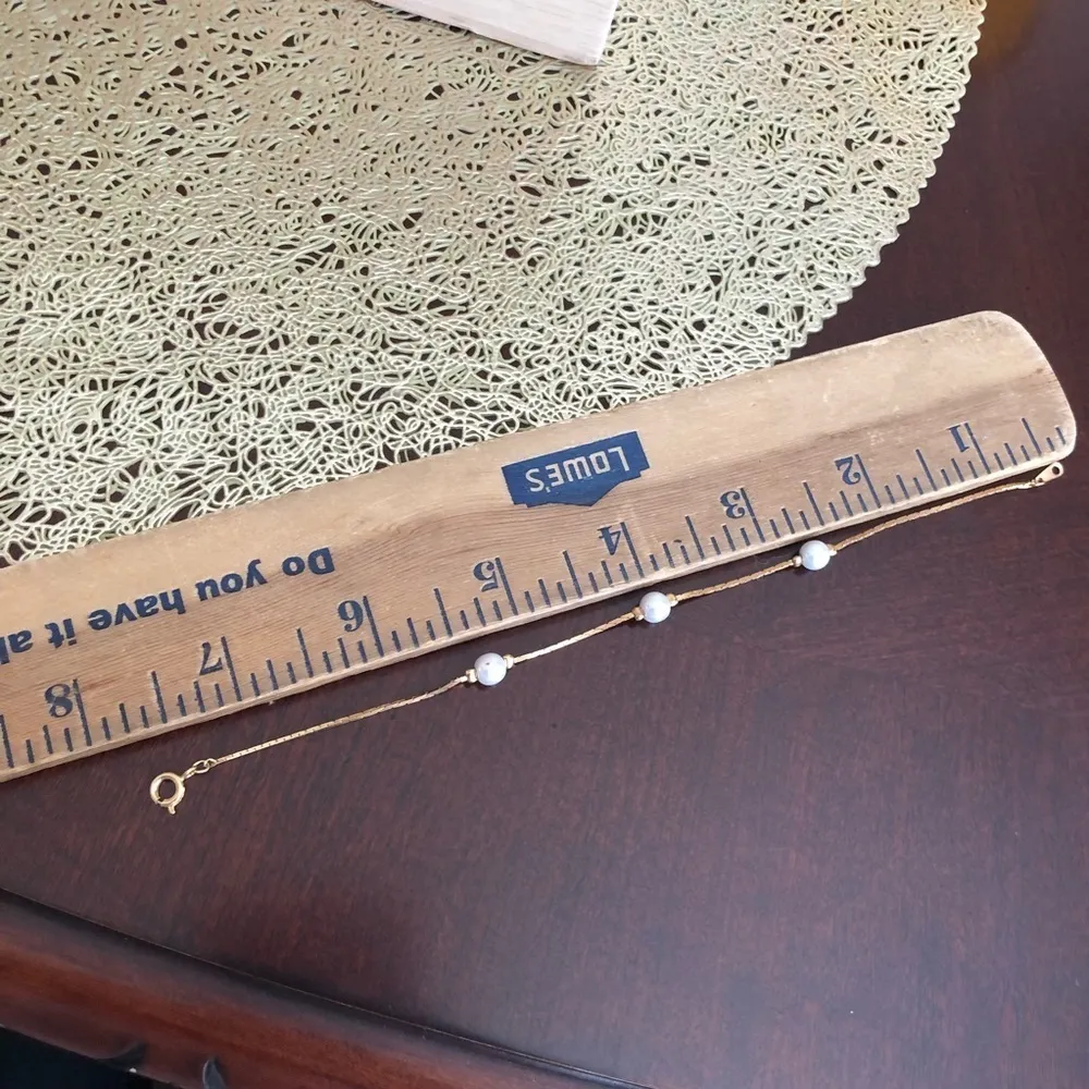 Vintage China Gold Tone Bracelet - Image 2