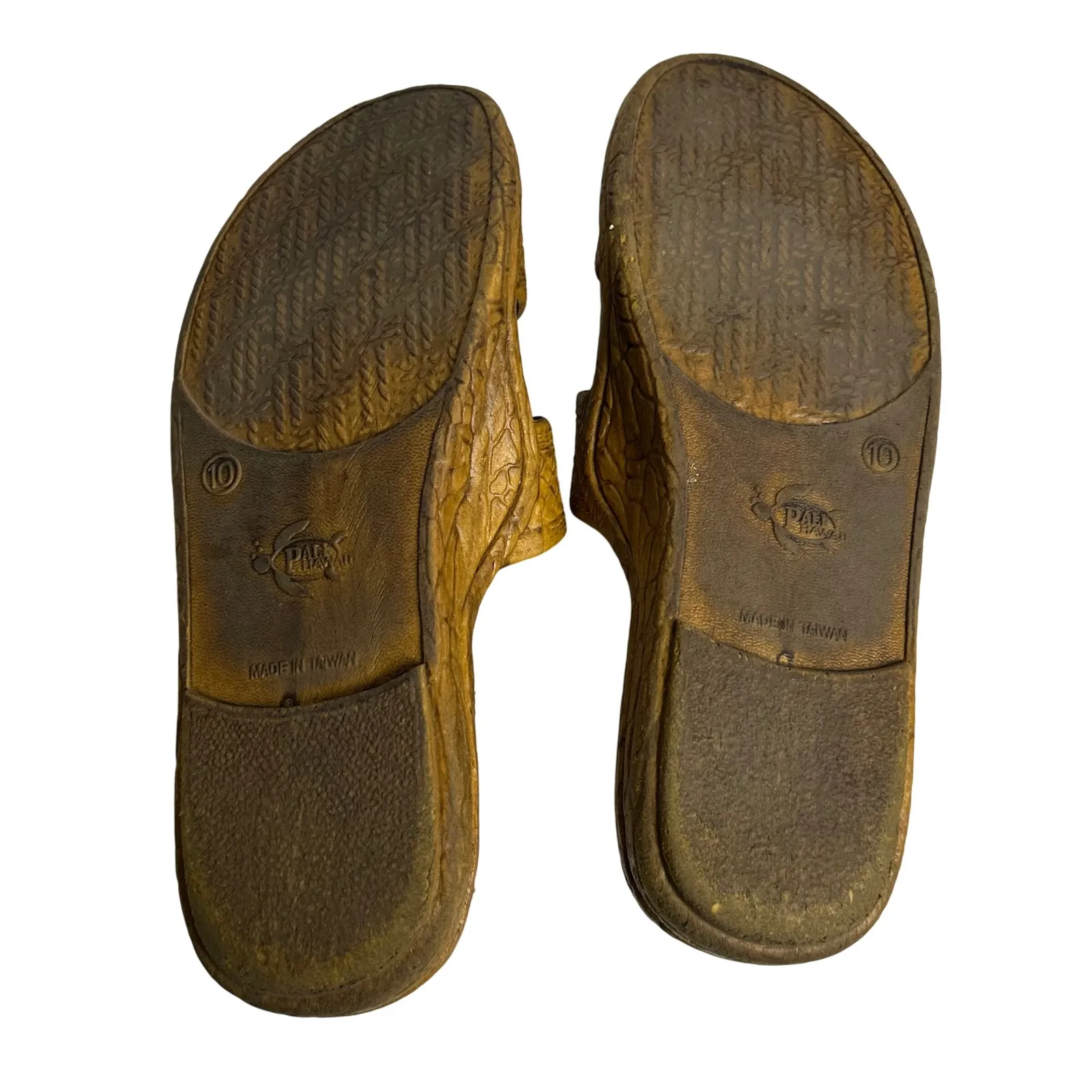 Pali Hawaii Classic Jesus Sandal  Textured Slides Size 10 women Casual - Image 8