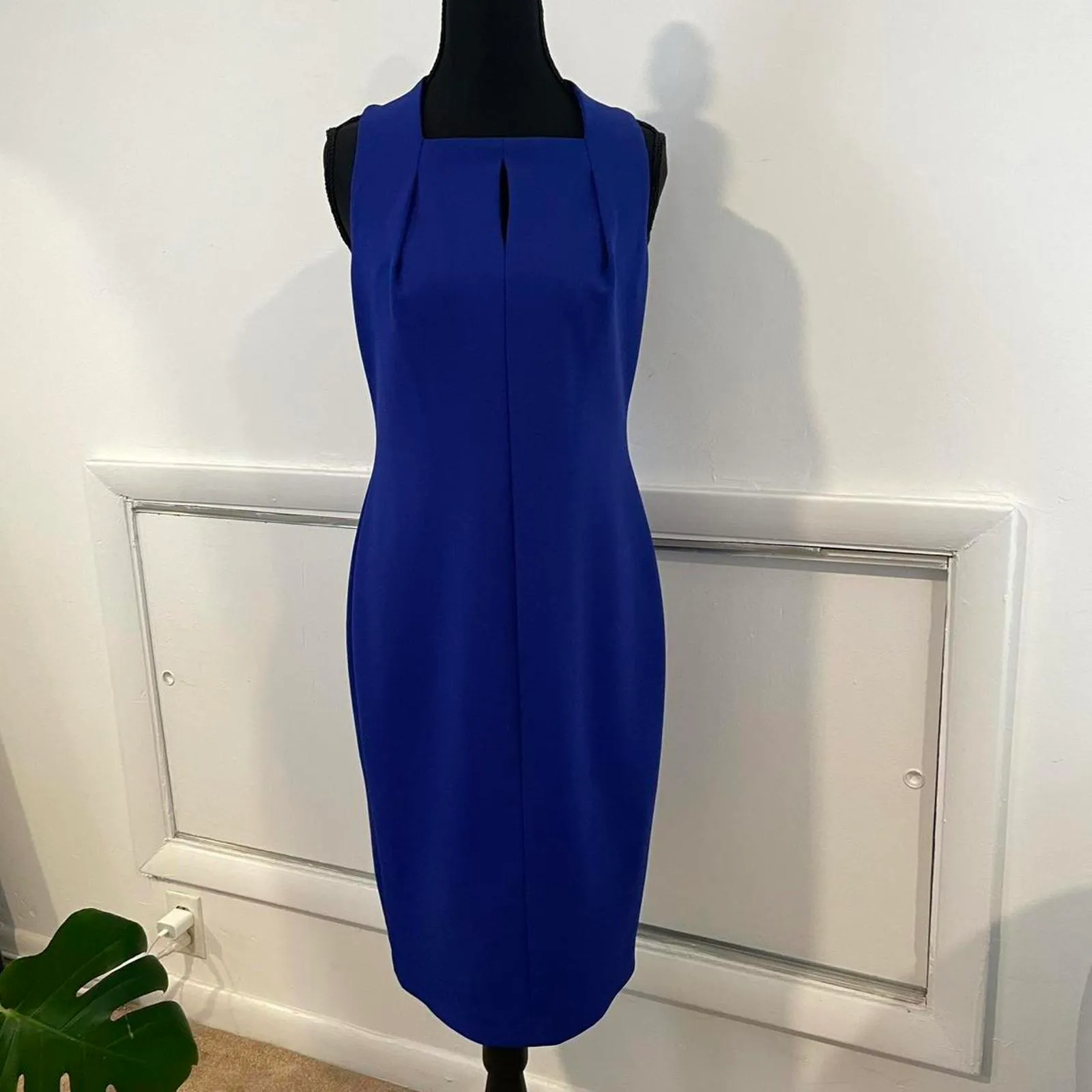 calvin klein professional dress in a cobalt blue. size 4 - Image 2