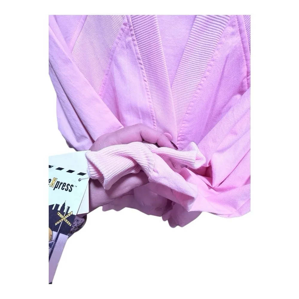 Vintage 80’s Pastel Pink Lightweight Ladie Buttoned Jacket Size 18 MTX NWT - Image 4