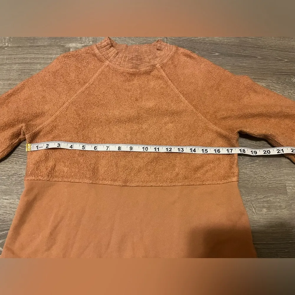 Amadi Margi Terry Cloth Drawstring Sweater Size Small Anthropologie Boho - Image 4