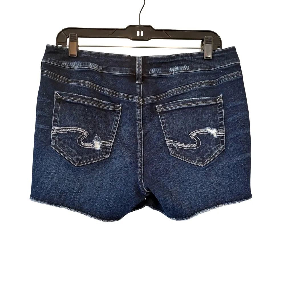 Silver Elyse Stretch Short, Sz 28 - Image 6