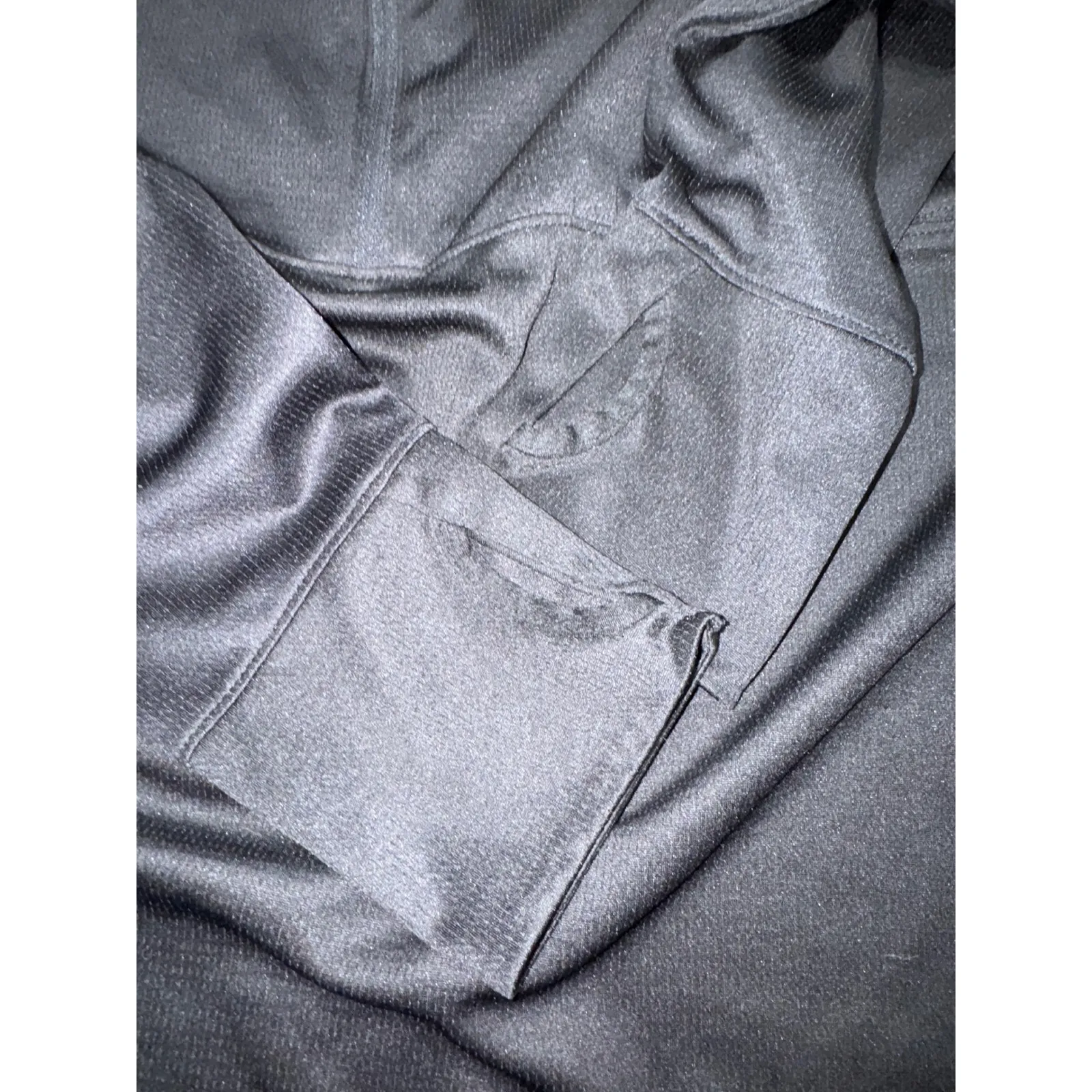 Avia Womens Black Quarter Zip Athletic Pullover Top Long Sleeve Size XXL - Image 5