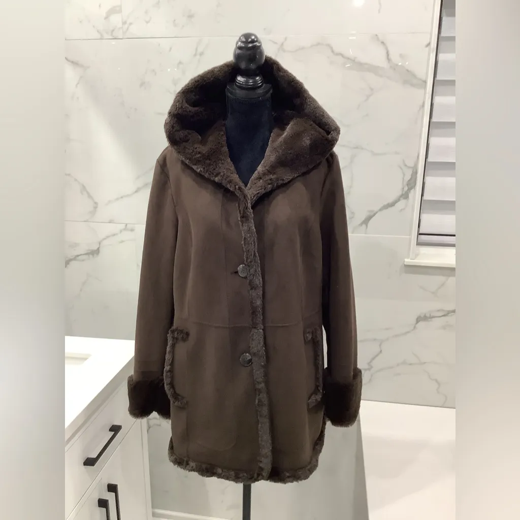 FLASH SALE‼️Soft faux suede coat LIKE NEW🥀 - Image 5