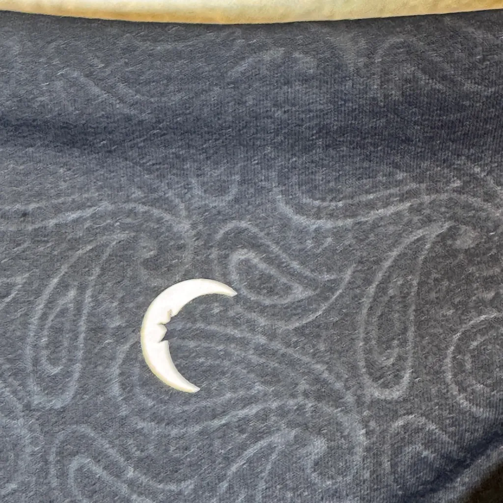 Zyia Black Paisley High Rise Cropped Leggings Womens 6 Yoga Pants Athletic Capri - Image 7