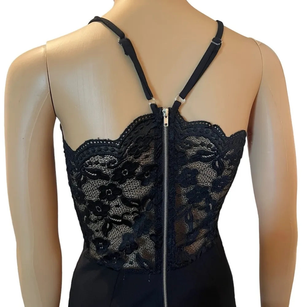 J for Justify Women’s Black Pant Jumpsuit - Image 3