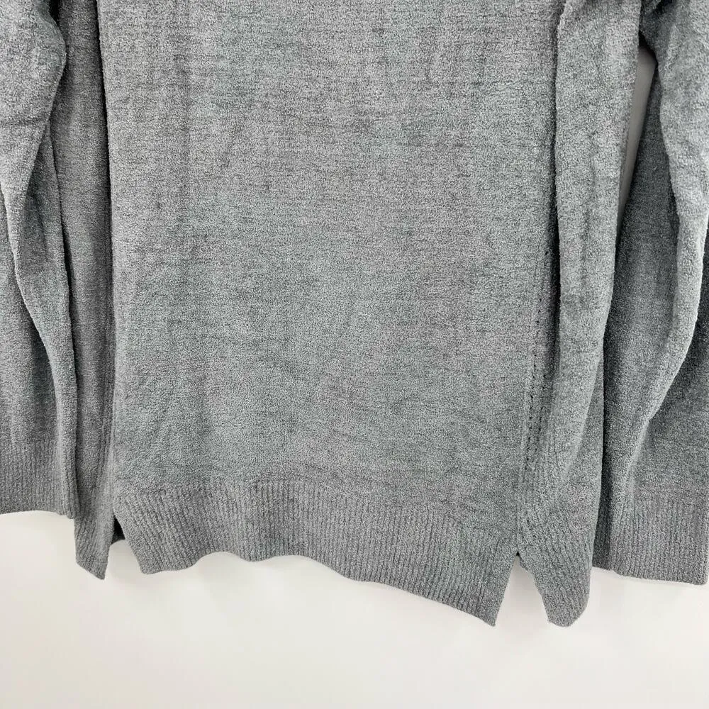 Barefoot Dreams Cozy Chic Ultra Lite Knit Pullover Sweater Gray BDWCU21116 1X - Image 6