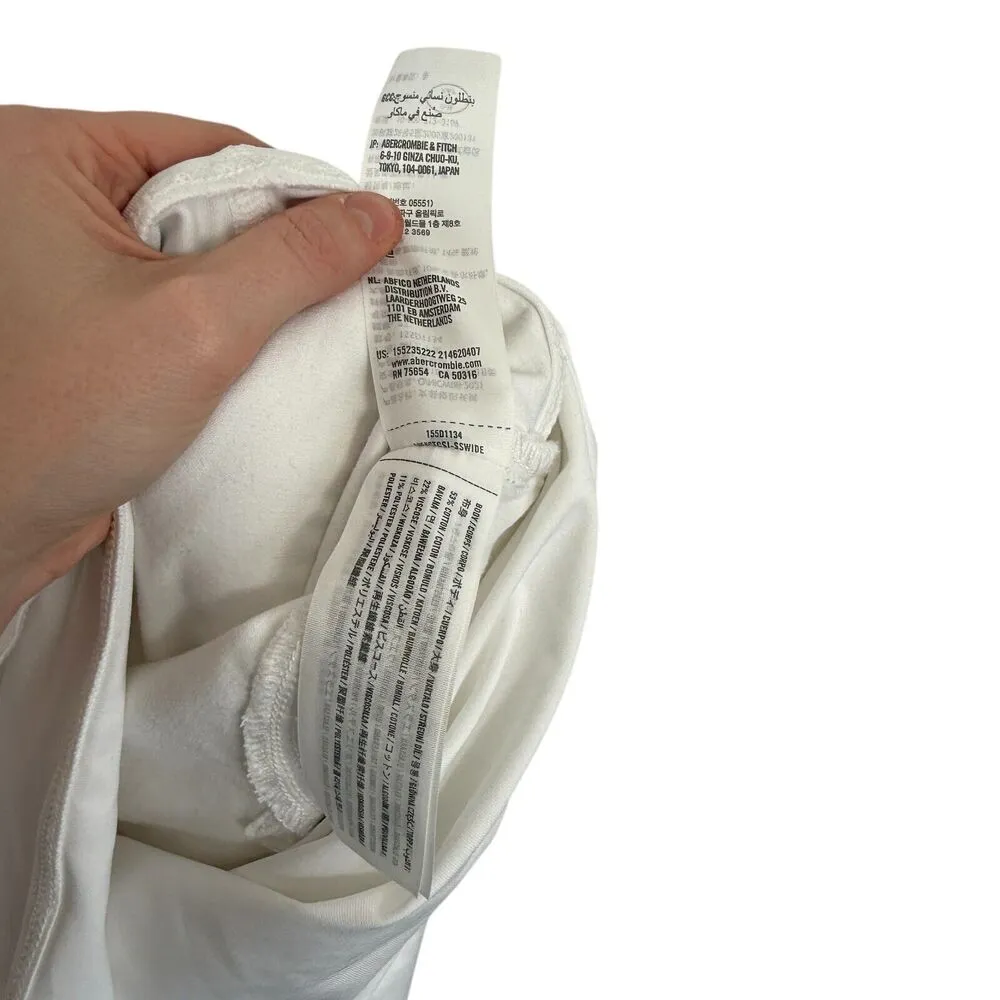 Abercrombie & Fitch Jean Legging White Maternity Jeans Capsole NWT Womens 27/4 - Image 8