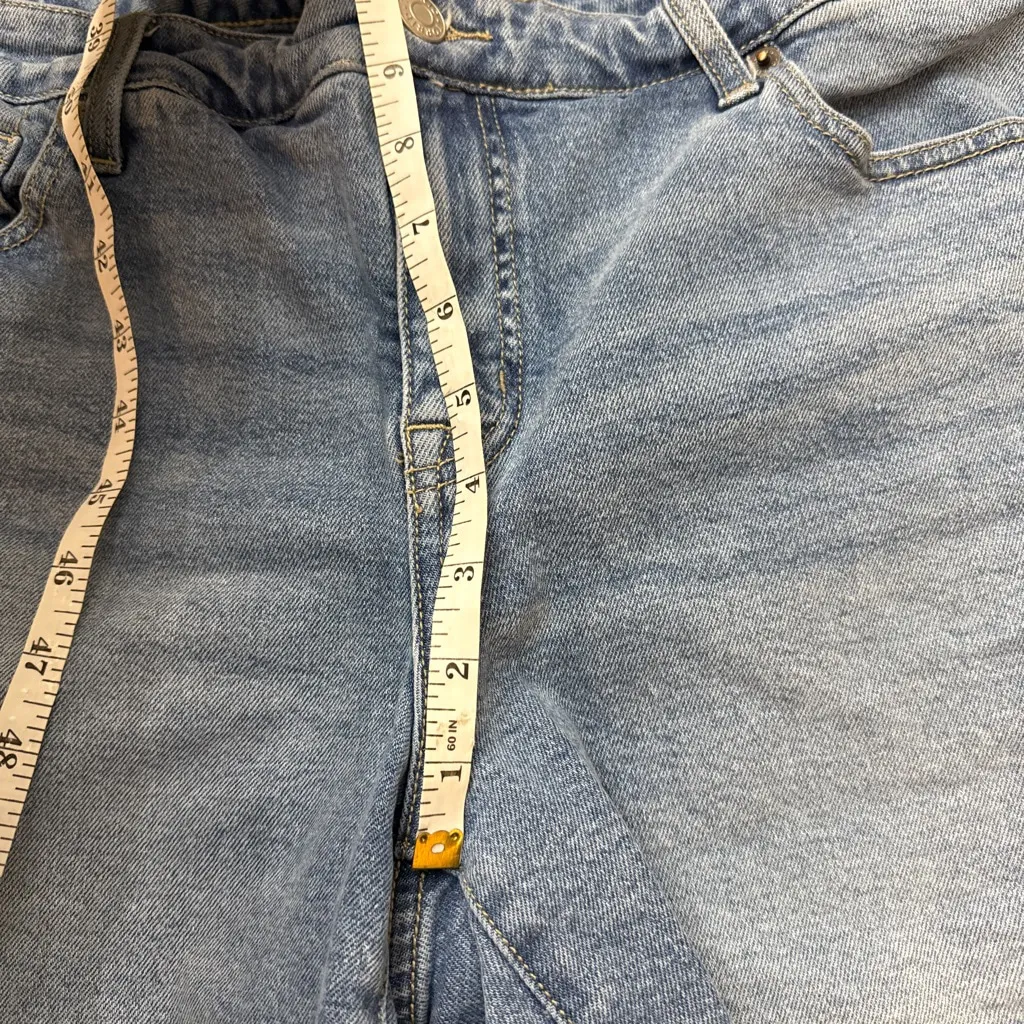 Torrid Blue Distressed Jean Shorts #feelthefit Classic Denim Size 14 - Image 10