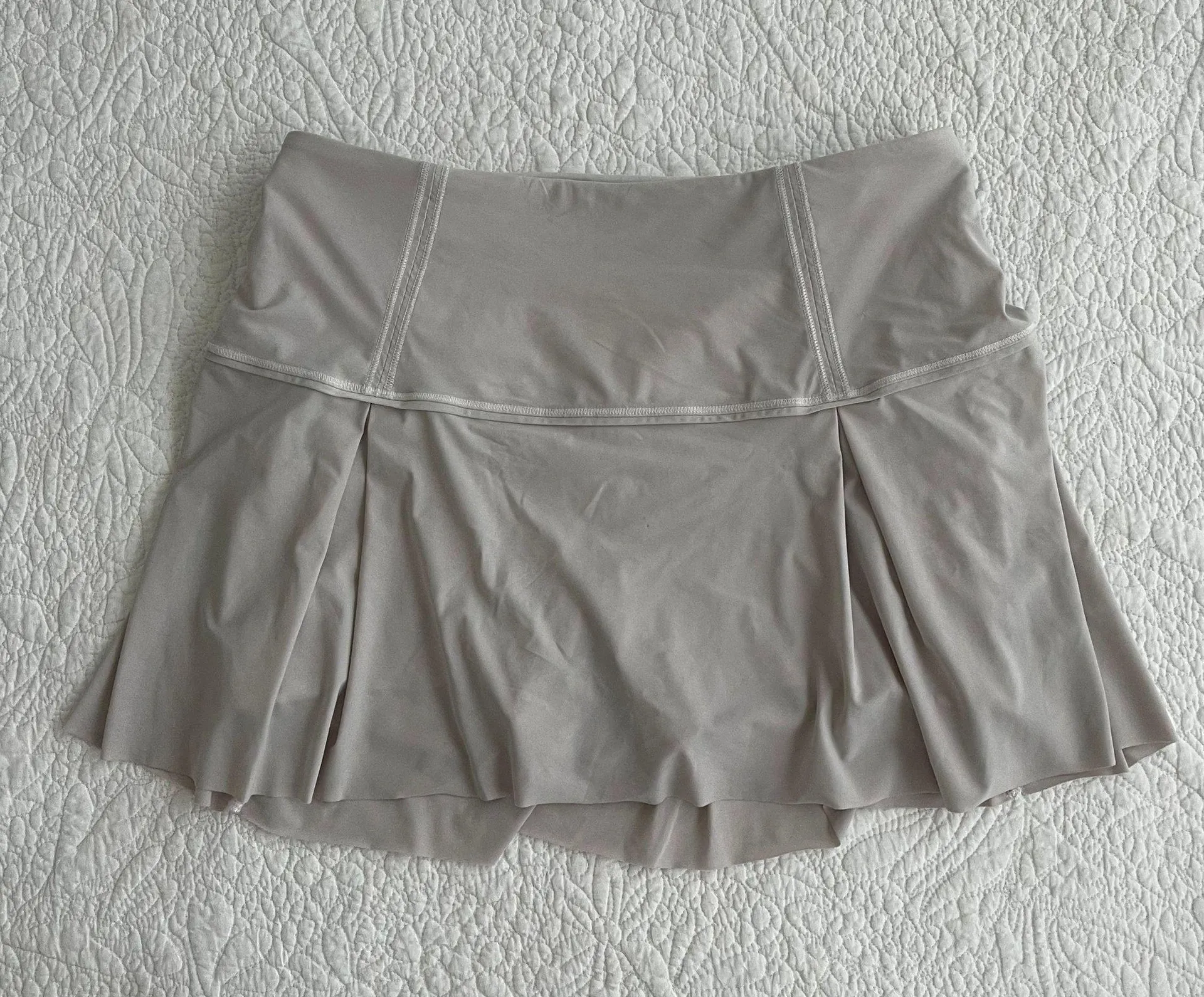 Lululemon   White Play The Pleats Golf / Tennis Skirt - Image 7