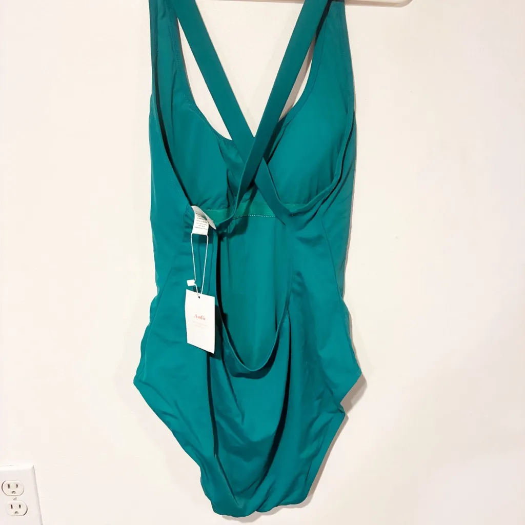 Andie Size XL‎ Green Peak The Tulum One Piece Bathing Suit NEW - Image 4