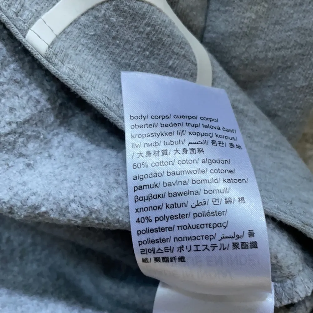 Super Cute Gray Calvin Klein Cropped Hoodie - Image 6