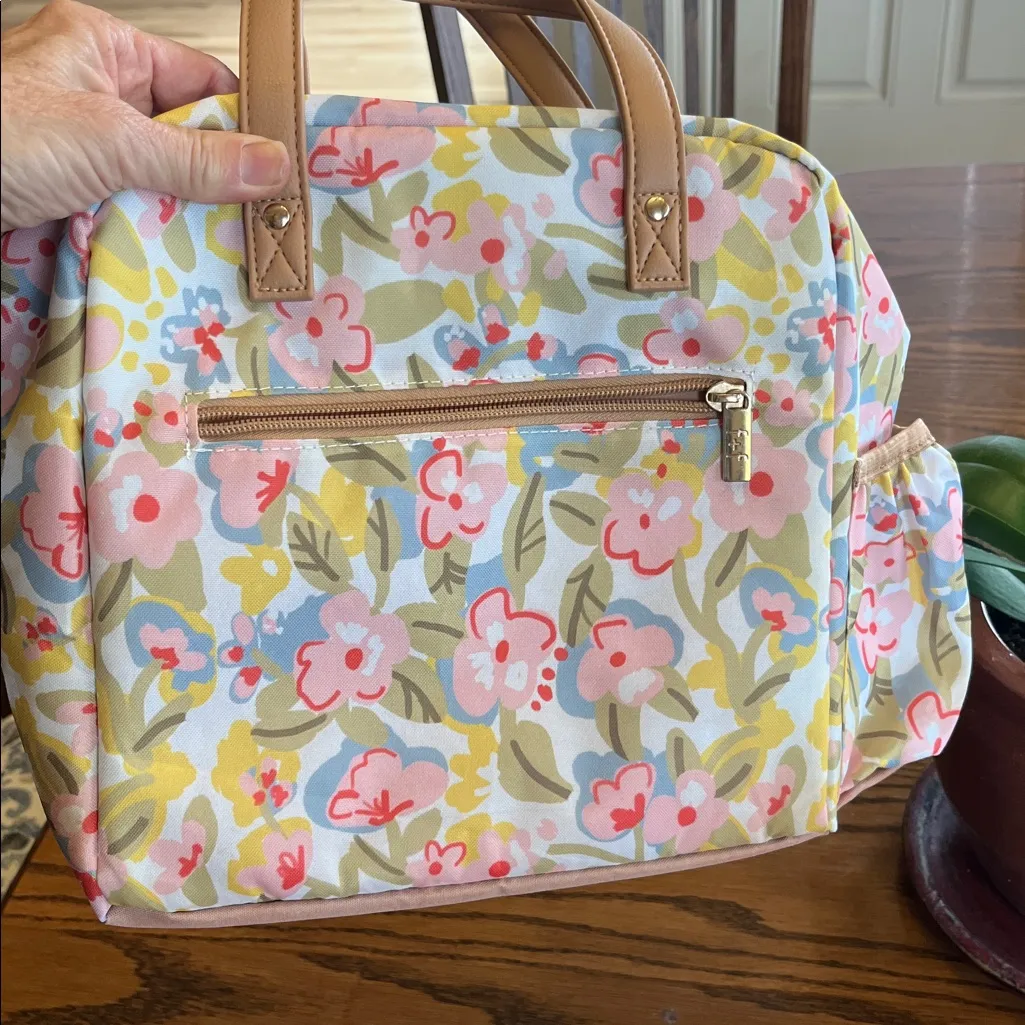 Alya Horvat Floral Lunch Bag Pink - Image 5