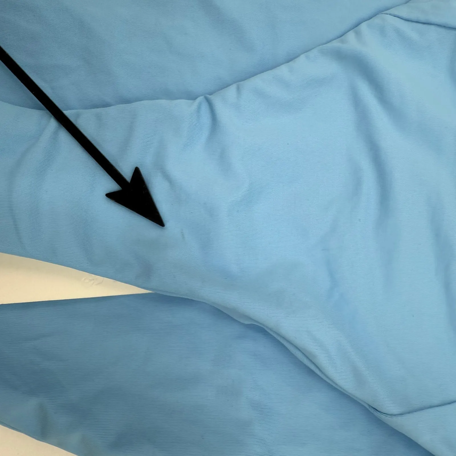 BECCA Bikini Bottoms Size Small French Cut High Leg NWT Sky Blue Swim High Waist - Image 4