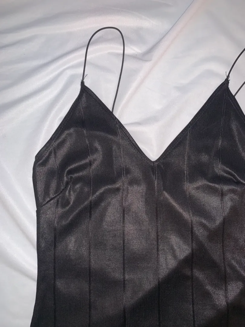 Windsor Black Shiny Bodysuit  - Image 3