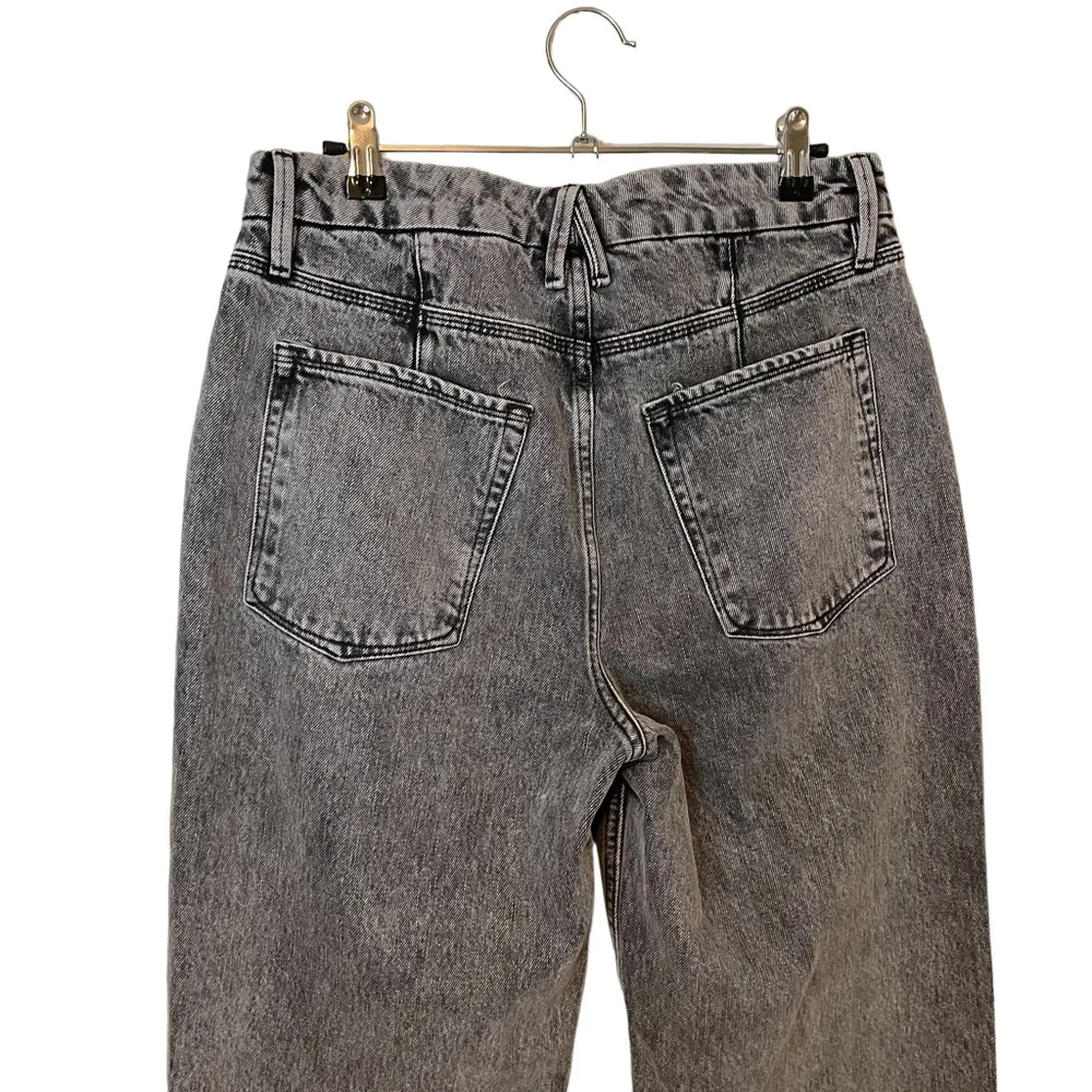 Blackish Gray 90s High Waist Relaxed Mom Jeans 6 - Image 4