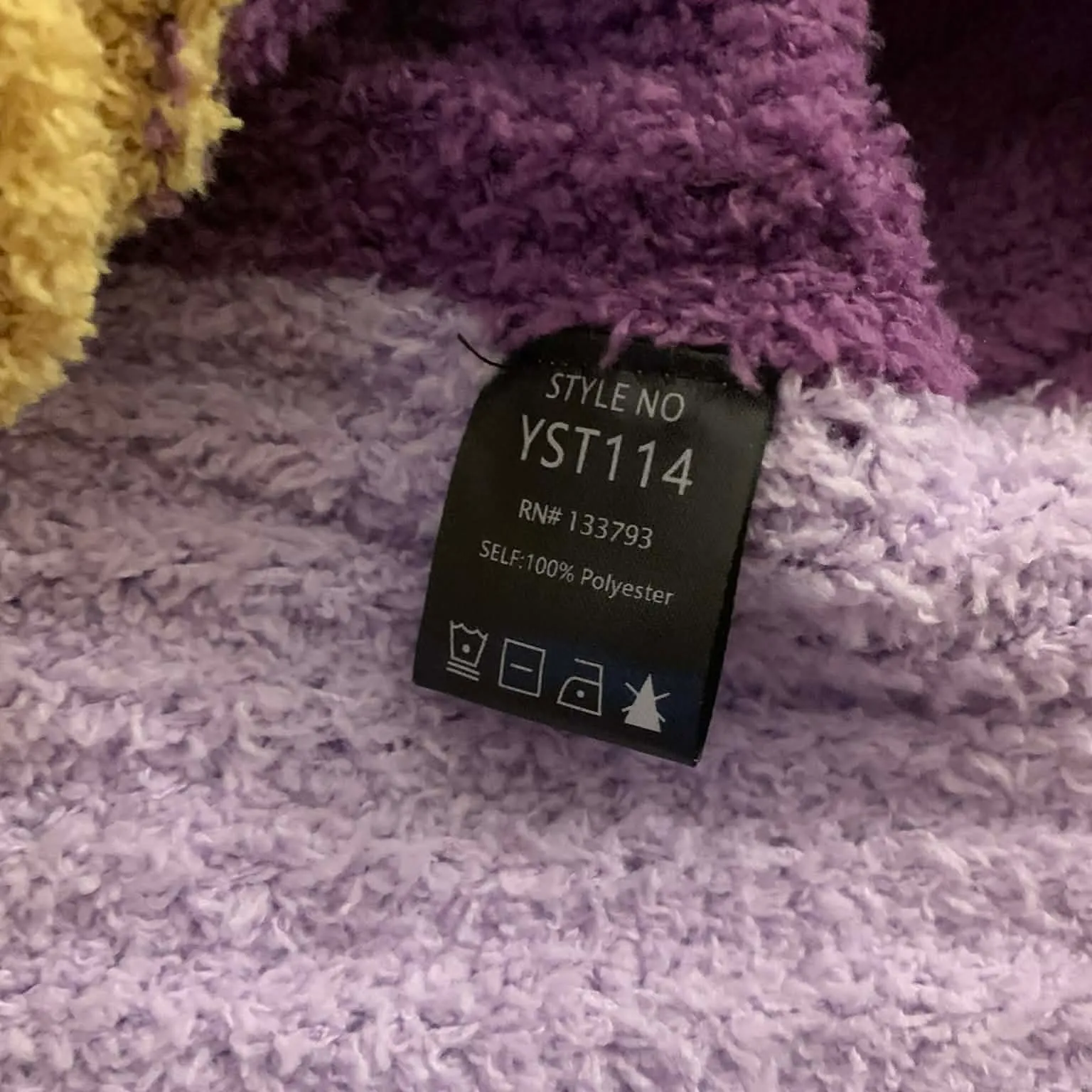 ​POL Popcorn Chenille Color Block Cozy Oversized L - Image 8