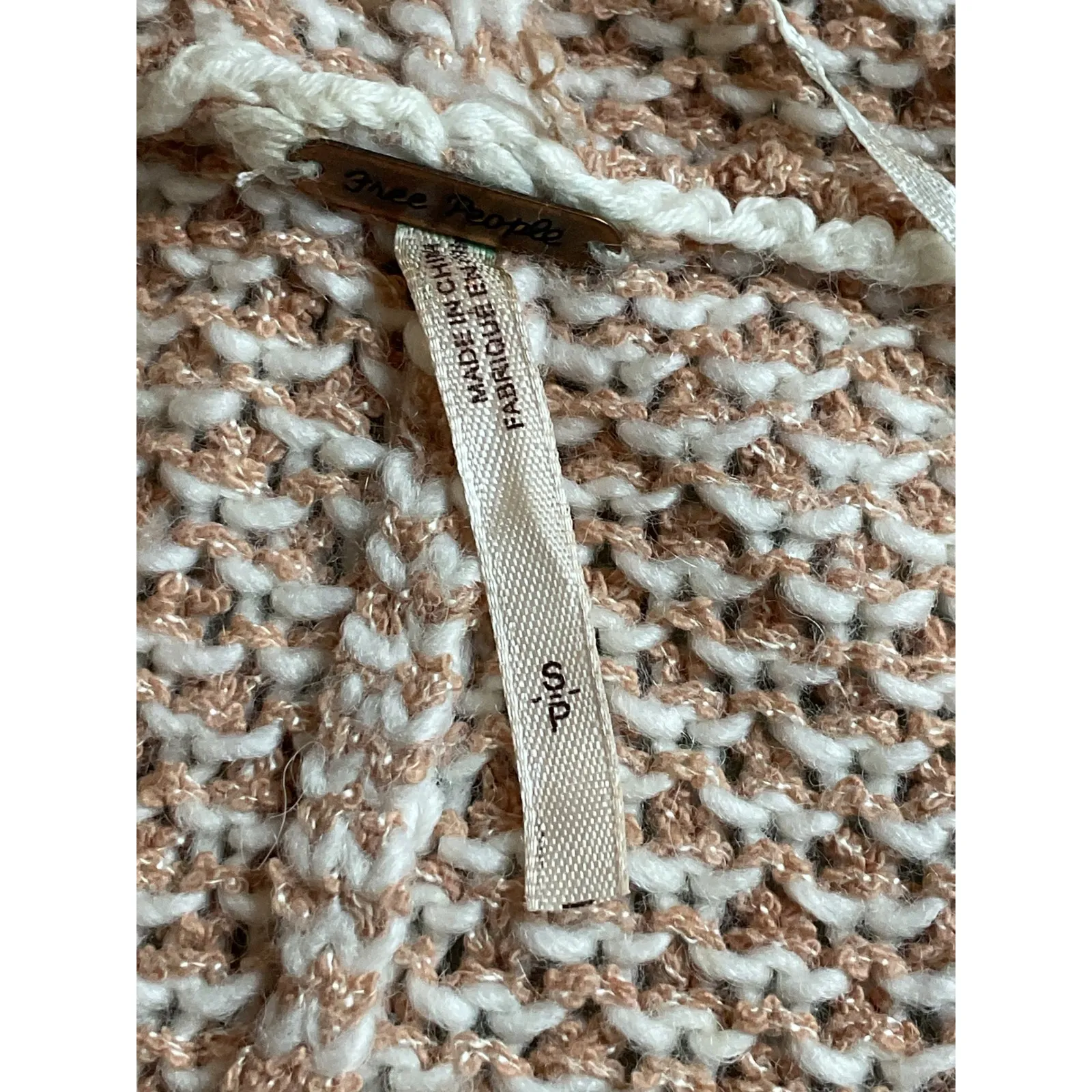 Free People Hooded Dolman Sleeve Knit Cardigan Sweater Open Front -‎ Size S - Image 8