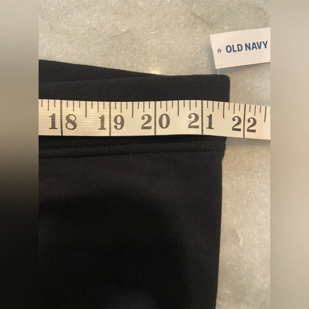 NWT Old Navy Size 3X Black Fleece Lined Fashion Leggings Soft Stretchy Comfy - Image 7