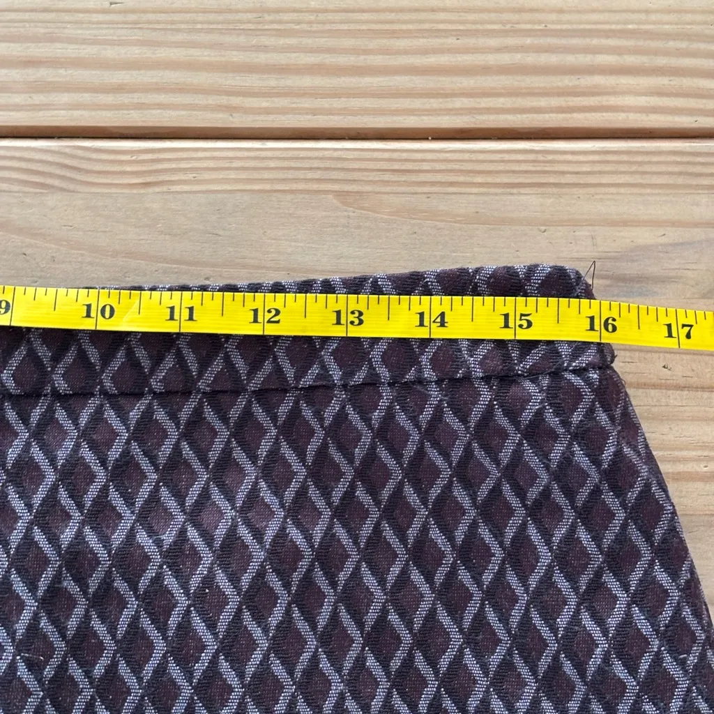 LOFT Plum Quilted Pencil Skirt - Image 6