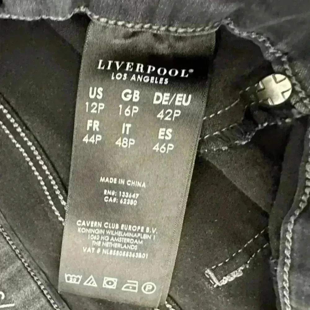 Liverpool The Skinny Pull On Jeans Jeggings Gray Size 12 petite - Image 4