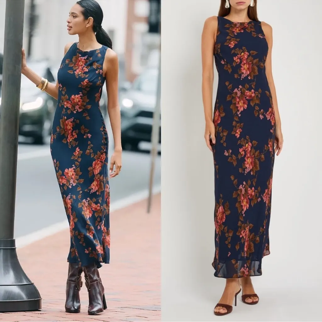 NEW Anthropology Reformation Prescott Sleeveless Maxi Lyric Dress sz M - Image 2