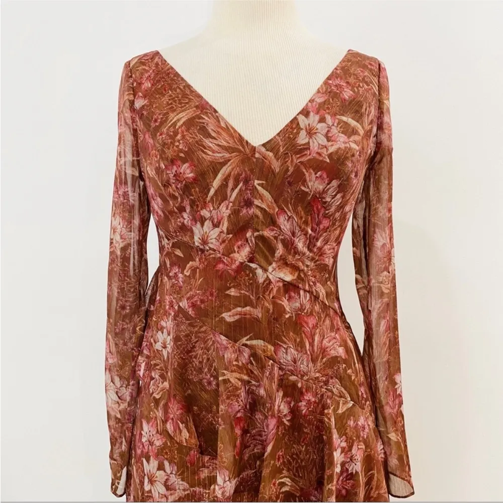 Marchesa Notte cocktail dress NWT Red Size 2 - Image 5