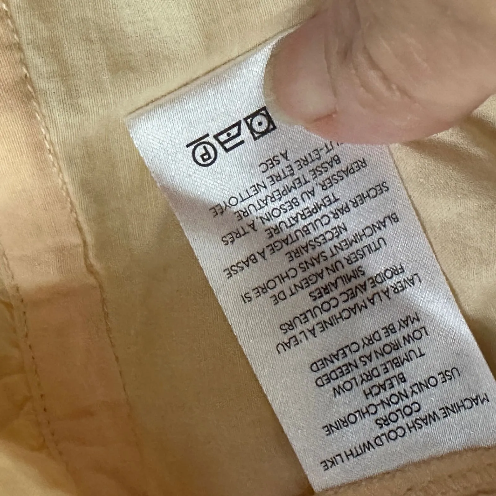 Kimchi‎ Blue UO Light Peach Small Scarlett Eyelet Cropped Broderie Blouse Cream - Image 9