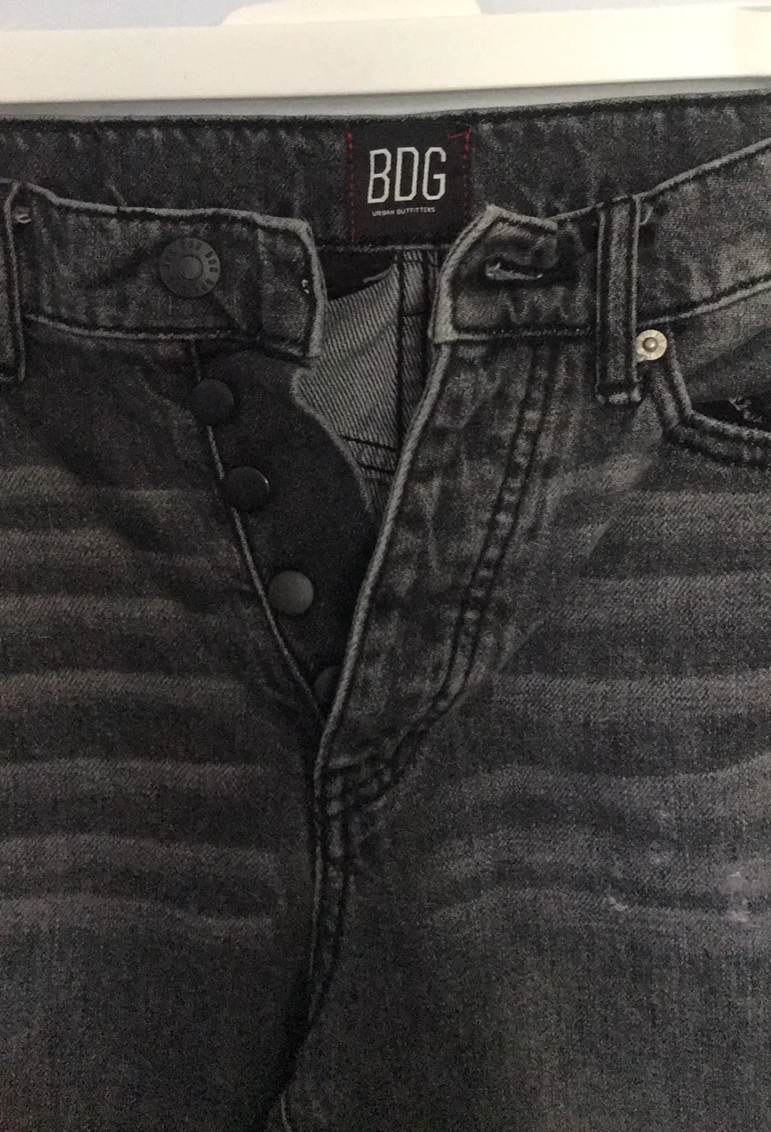 BDG High Waisted Black Jeans - Image 4