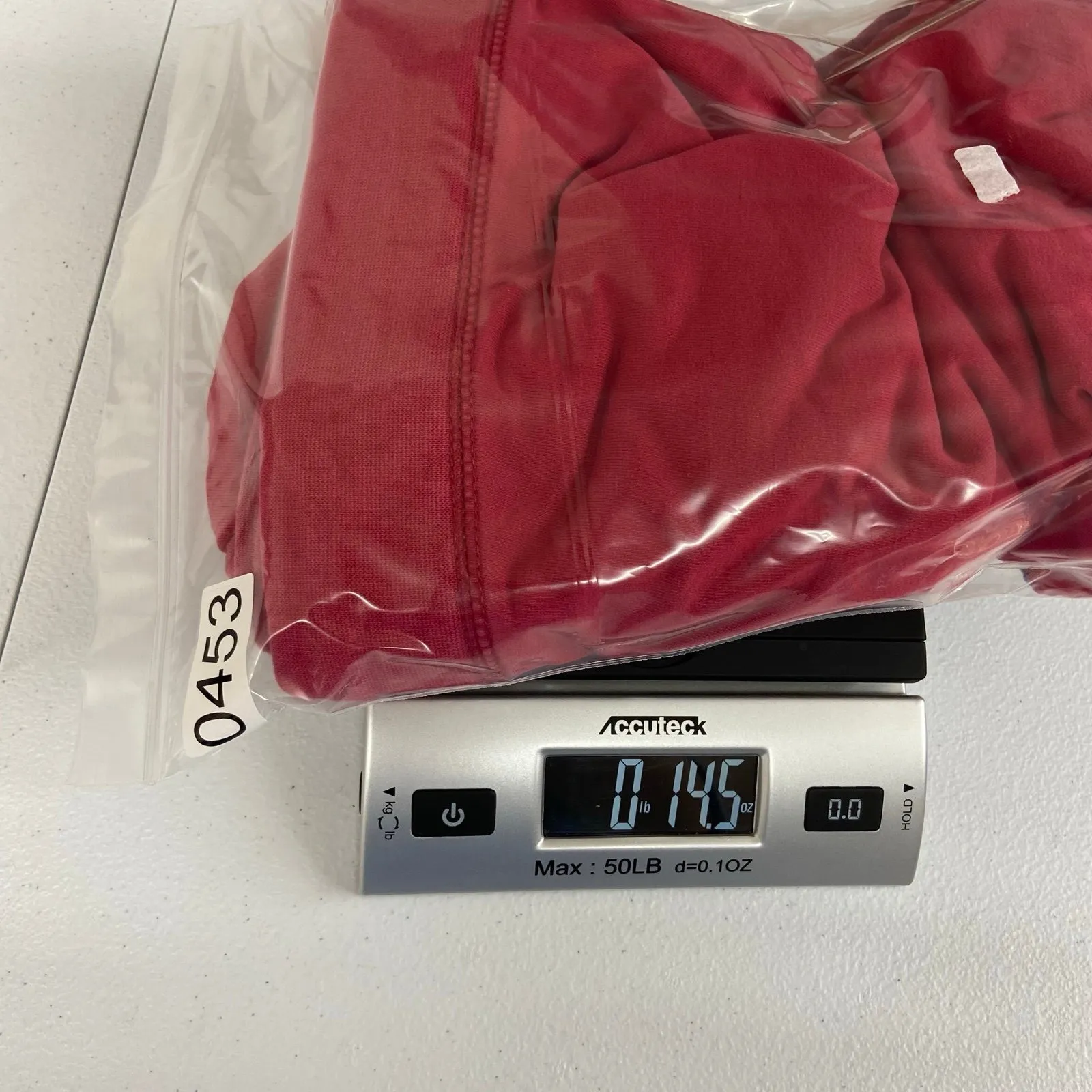 Vintage New York Laundry women's red striped ruched straight pull on sweatpants - Image 8