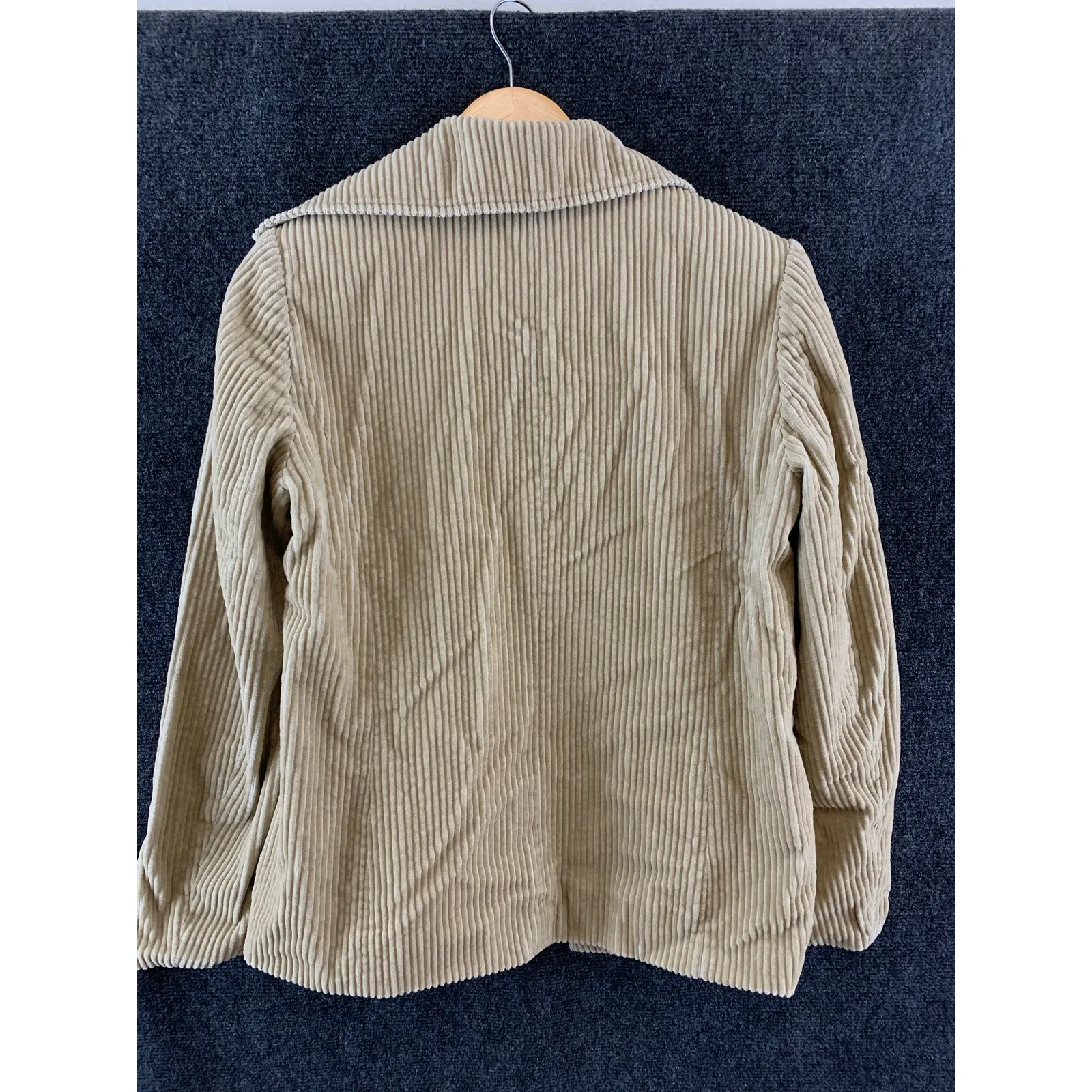 VTG Y2K Mimi Maternity Women’s Tan Corduroy Barn Chore Coat Jacket Size S - Image 13