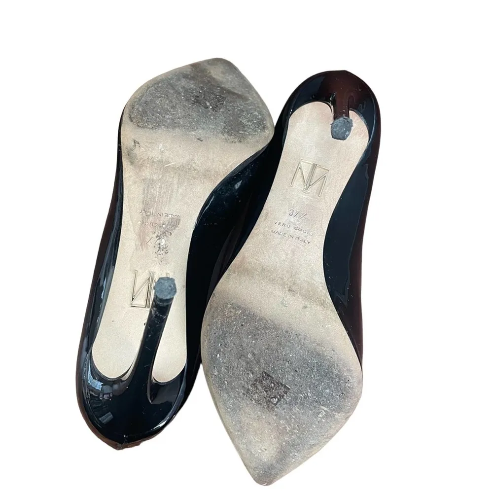 Tamara Mellon Rebel 105mm Black Patent Leather Stiletto Heels - Image 8