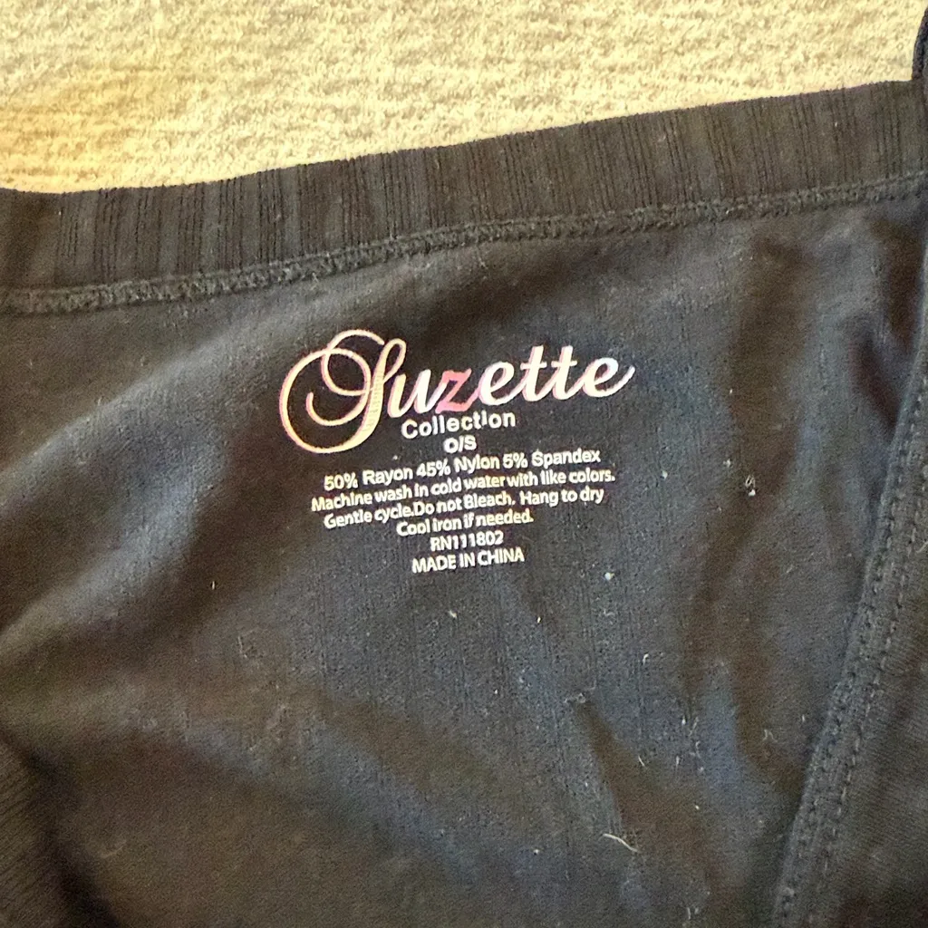 Suzette Ribbed Metal Circle Trim Tank Top Small - Image 4