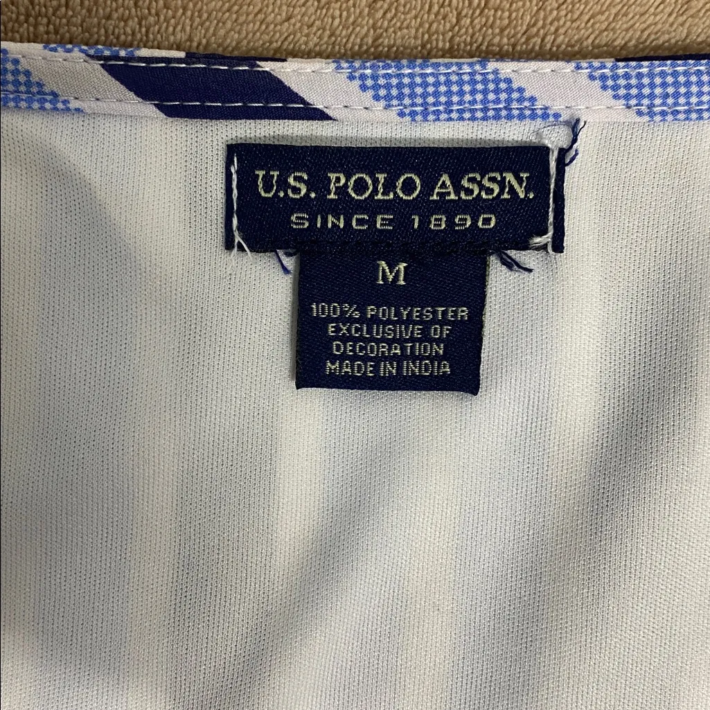 U.S. Polo Assn. Nautical Striped Maxi Dress with a Rope Belt Women’s Medium - Image 4