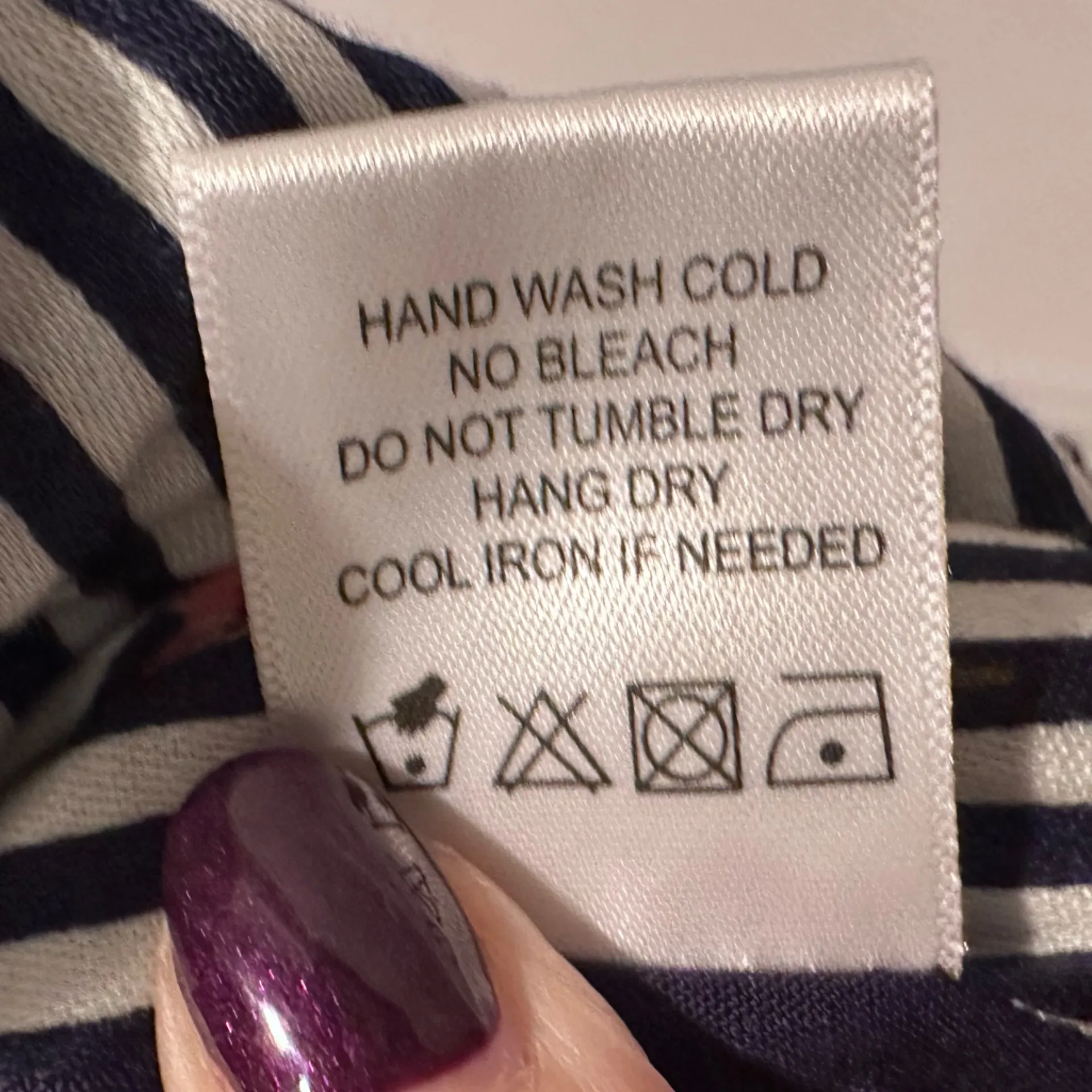 Privacy Please Revolve Surrey Jumpsuit Floral Navy Stripe Cropped Cotton Small - Image 8